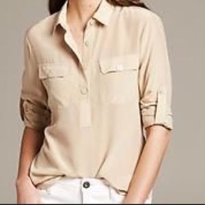 Banana republic silk blouse